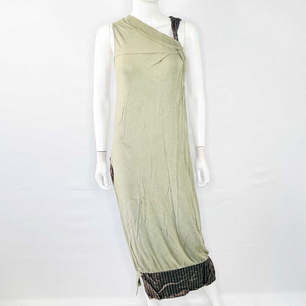 Pierre Antonio Gaspari Green Maxi Dress Size 40 Casual Classic Summer Sleeveless
